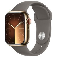 Apple Watch Series 9 2023, GPS + Cellular, Stainless Steel 45mm N/A Gold Ca nou - 1