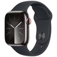 Apple Watch Series 9 2023, GPS + Cellular, Stainless Steel 45mm N/A Graphite Bun - 1