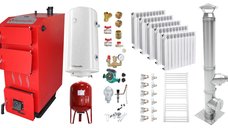 Centrala pe combustibil solid Fornello Praktik 30 kW cu accesorii complete