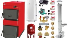 Centrala pe combustibil solid Sunsystem Burnit NWB 30 kW - Pachet complet cu accesorii