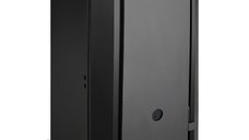 Centrala pe peleți Fornello EVA B Black 30 kW, dotată cu WiFi, pompa de circulație și vas de expansiune, ideală pentru 200 mp