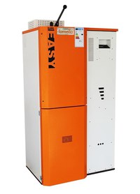 Centrala pe peleti Fornello Slimpel Easy 40 kw, curatare mecanica arzator si schimbator de caldura, arzator din inox, pompa de circulatie, tiraj fortat, buncar 88 kg, Ecodesign A+ - 1