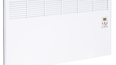 Convector de perete sau pardoseala iVigo DIGITAL EPK 1000 W White, control electronic, Termostat de siguranta, termostat reglabil, IP 24, pentru 12 mp, ERP 2018