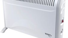 Convector electric de podea Tesy CN214ZF, 2000 W, 3 trepte de putere, Termostat de siguranta, Termostat reglabil