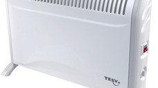 Convector electric de podea Tesy CN214ZF, 2000 W, 3 trepte de putere, Termostat de siguranta, Termostat reglabil