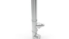 Cos de fum din inox Fornello cu dublu perete, 10 metri, 200 mm, pentru centrale pe lemn, carbune si peleti