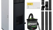 Fornello EVA 25 KW: Pachet Termosemineu pe Peleti cu Accesorii Complete