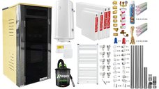 Fornello Primo Truva 25 kW Ivory - Pachet complet pentru incalzire cu peleti