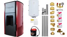 Fornello Royal Bordeaux 25 kW - Pachet Complet Termosemineu pe Peleti