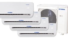 Hyundai M Multi-Split Air Conditioner Package, 3 x 9000 BTU + 18000 BTU, Inverter, Wi-Fi Kit Included, 3 x HSAFAU-09HRDN + HSAFCU-18HRFN + H4OB-36HFN8-Q