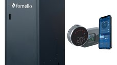 Pachet centrala pe peleti Fornello King Plus 30 kW cu termostat WiFi SALUS IT800