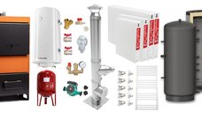 Pachet complet centrala pe combustibil solid Fiama W 25 kW cu accesorii