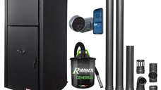 Pachet complet de incalzire Fornello Fiama Confort B 25 kw cu control de la distanta