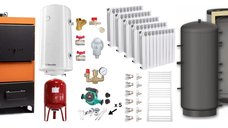 Pachet Complet Incalzire Fiama W 25 kW cu Puffer 800L, Calorifere Fornello, Boiler Termoelectric si Accesorii