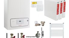 Pachet complet pentru apartament cu 2 camere, centrala termica Immergas Victrix TERA 24/28 V3, 24 kW, kit evacuare inclus