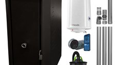 Pachet complet pentru control de la distanta Centrala termica pe peleti Fornello Rossi B Black 25 kW