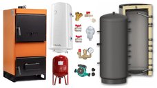 Pachet Completo Centrala Fiama W 45 kW cu Puffer 1000 litri si Accesorii