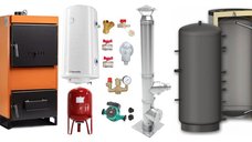 Pachet Completo Centrala pe Combustibil Solid Fiama W 45 kW cu Puffer de 1000 Litri si Accesorii