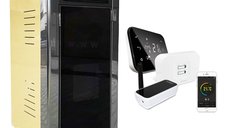 Pachet control de la distanta Termosemineu Fornello Primo Truva 25 kW Ivory ,pompa ,vas de expansiune, supapa de siguranta, sistem de curatare MECANICA creuzet si termostat Wi-Fi Salus IT 500