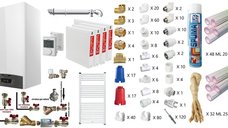 Pachet de incalzire pentru apartament cu 3 camere - Centrala Ariston CLAS ONE+ WI-FI 24 kW