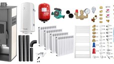 Pachet de Incalzire si Apa Calda Fornello Roma E 22 kW cu Accesorii Complete