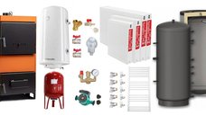 Pachet Incalzire Fiama W 25 kW cu Puffer 800 litri, Radiatoare Otel si Boiler Termoelectric