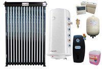 Pachet premium sistem solar presurizat, panou Fornello 15 Tuburi Heat Pipe, Boiler cu 2 serpentine Fornello Optima GCV7/4S 120, controller, vas expansiune, grup pompare, aerisitor 1/2, antigel - 1