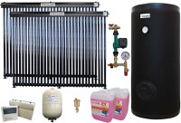 Pachet sistem solar presurizat, Fornello 60 Tuburi Heat Pipe, Boiler de sol 2 serpentine Fornello 500 LT 2S, controller, vas expansiune, grup pompare, aerisitor 1/2, antigel - 1