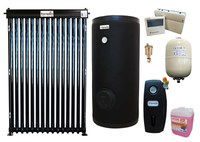 Pachet sistem solar presurizat, panou Fornello 15 Tuburi Heat Pipe, Grup pompare, Boiler cu 2 serpentine FORNELLO SOL 150 LT 2S, Controller, Vas expansiune, Aerisitor 1/2, Antigel - 1