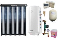 Pachet sistem solar presurizat, panou Fornello 20 Tuburi Heat Pipe, Boiler cu 2 serpentine Fornello Optima GCV7/4S 150 l, controller, vas expansiune, grup pompare, aerisitor 1/2, antigel - 1