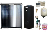 Pachet sistem solar presurizat, panou Fornello 20 Tuburi Heat Pipe, Boiler Fornello SOL 200 LT 2S, controller, vas expansiune, grup pompare, aerisitor 1/2, antigel - 1