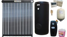 Pachet sistem solar presurizat, panou Fornello 20 Tuburi Heat Pipe, Grup pompare, Boiler cu 2 serpentine FORNELLO SOL 150 LT 2S, controller, Vas expansiune, Aerisitor 1/2, Antigel