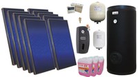 Pachet solar premium, presurizat, 10x panou plan Sunsystem PК SL FP 2.0, Boiler cu 2 serpentine Fornello SOL 1000 LT 2S, controller, vas expansiune solar, vas expansiune sanitar, grup pompare Fornello (pompa OHI), aerisitor 1/2, antigel - 1