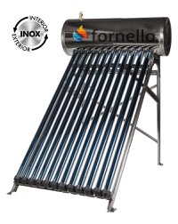Panou solar presurizat compact FORNELLO SPP-470-H58/1800-12-c cu 12 tuburi vidate si boiler din inox de 109 litri - 1
