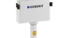 Rezervor incastrat Geberit UP100, 12 cm grosime, ideal pentru WC pe pardoseala