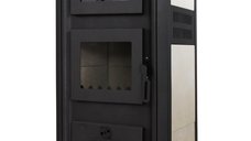 Semineu ( SOBA ) pe lemne, brichete si carbuni Fornello Ambasador LM RN 12 kw, 49x46x1160 cm