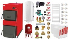 Sistem de Incalzire Sunsystem Burnit NWB 35 kW - Centrala pe Combustibil Solid si Accesorii Complete