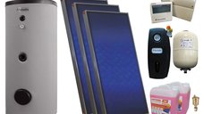 Sistem solar presurizat Sunsystem PK SL FP 2.0 cu Boiler Fornello Optima 300 LT