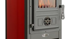 Soba pe lemne Fornello Modena Red 7-9 kW - Eficienta si Design Elegant