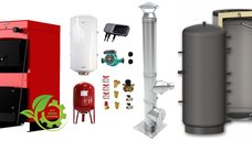 Sunsystem Burnit NWB MAX 55 kW - Pachet Centrala pe Combustibil Solid cu Accesorii Complete