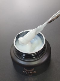 Acryl Gel Everin 30gr 08- Alb laptos cu sclipici - AEV-08 - 1