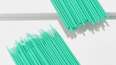 Betisoare microfibra 100 bucati verde