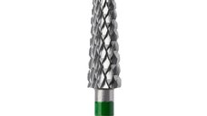 Bit pentru freza din tungsten carbide, verde, 4 x 14 mm, model BTE-8V