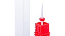 Capat de freza ceramic pentru cuticula rosu 27f - Brand de top