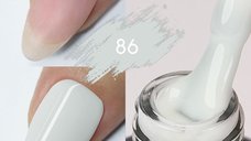 Color rubber base Kievskaya 15ml- Nr. 86 Alb Laptos - KVS-10