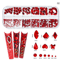 Cristale decor unghii marimi si forme diferite KK-02 - 1