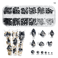 Cristale decor unghii marimi si forme diferite KK-10 - 1