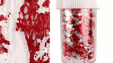 Foita decor unghii 4x50cm. Q008 Red Silver - Q002