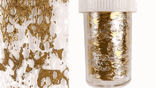 Foita decor unghii 4x50cm. Q010 Gold Silver - Q004