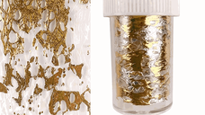 Foita decor unghii 4x50cm. Q010 Gold Silver - Q004